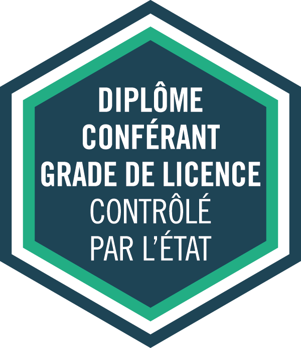 Diplôme conférant grade de licence contrôlé par l'État